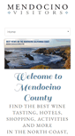 Mobile Screenshot of mendocinovisitors.com